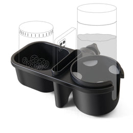 3-in-1 Stroller Cup Holder | Universal Drink & Phone Tray