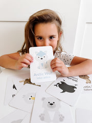 Arctic Animals Flashcards for Toddlers & Preschoolers