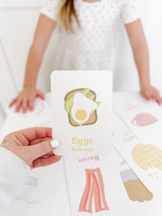 Breakfast Food Flashcards for Toddlers | Mealtime Learning Card