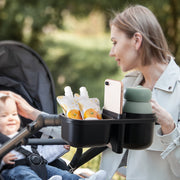 3-in-1 Stroller Cup Holder | Universal Drink & Phone Tray