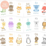Animal Alphabet Flashcards A-Z for Toddlers