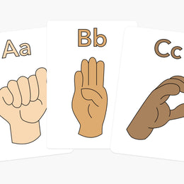 ASL Alphabet Flashcards | Sign Language ABC Cards for Kids