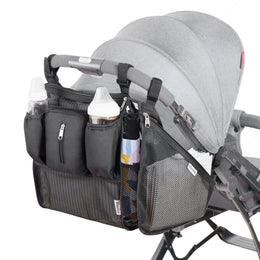 Mesh Stroller Organizer 2-Piece Set | Pram Caddy