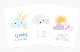 Bilingual Weather Flashcards | English & Spanish for Toddlers