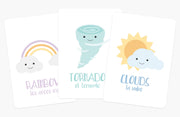 Bilingual Weather Flashcards | English & Spanish for Toddlers