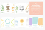 Montessori Flashcard Bundle for Toddlers | ABC, Numbers, Shapes, Colors & Weather Learning Cards-1