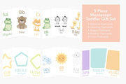 Montessori Flashcard Bundle for Toddlers | ABC, Numbers, Shapes, Colors & Weather Learning Cards-1