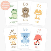 ABC Animal Flashcards for Toddlers & Preschoolers