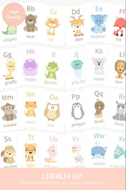 ABC Animal Flashcards for Toddlers & Preschoolers