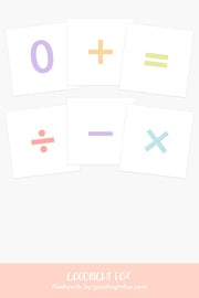 Number Flashcards for Toddlers | 0-9 Math Learning Cards