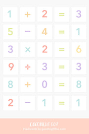 Number Flashcards for Toddlers | 0-9 Math Learning Cards