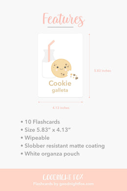 Sweet Treats Flashcards for Toddlers | Dessert Learning Cards